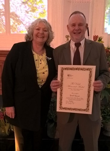 Mr Gerald (Gerry) Edwards is awarded the Veitch Memorial Medal