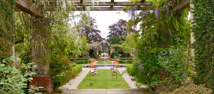 view through the Colonnade