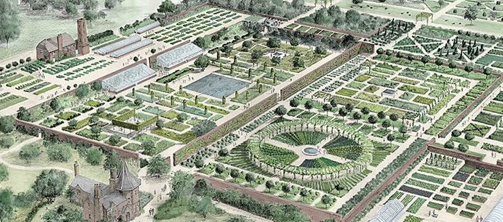 Artwork of the Walled Garden by Tom Stuart-Smith