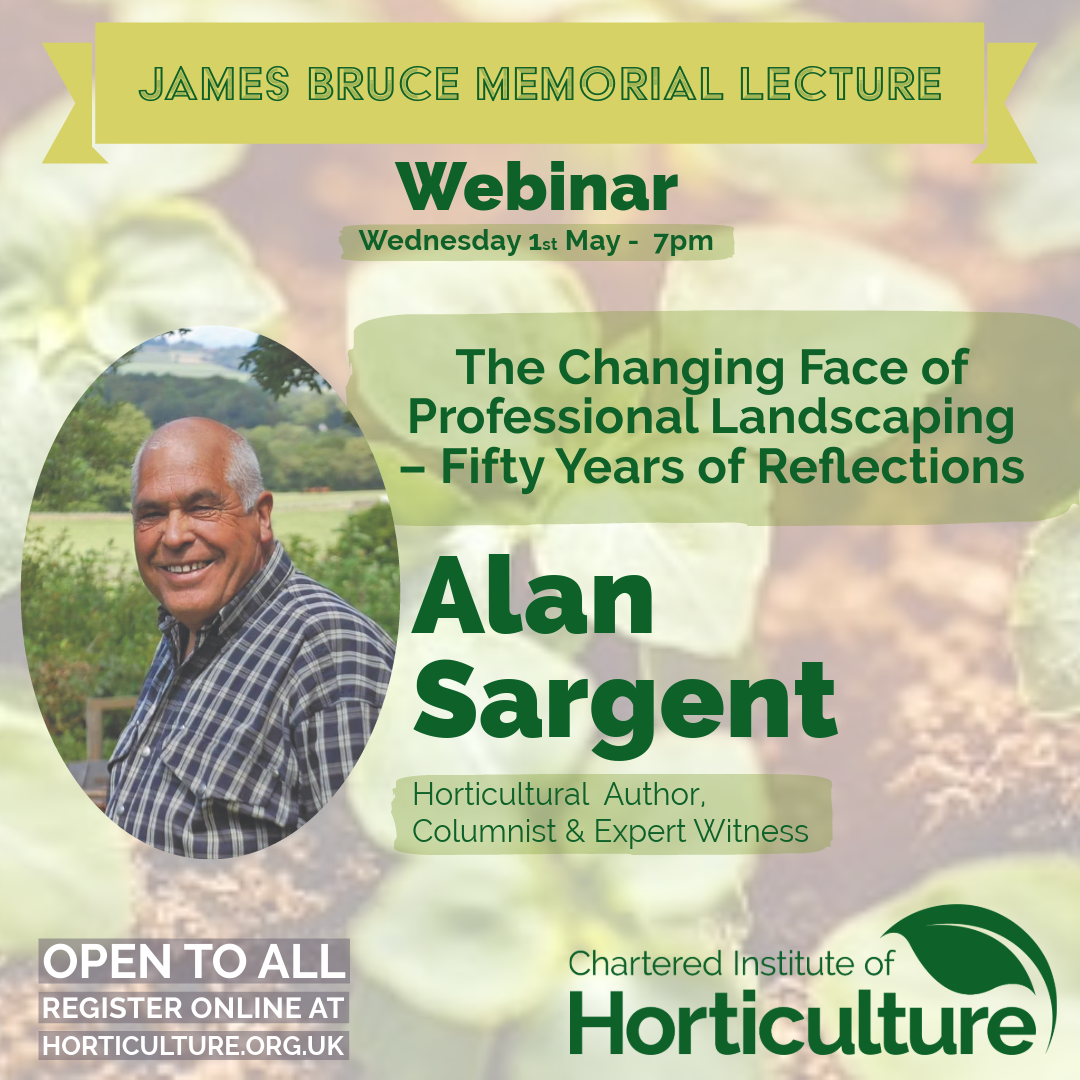 James Bruce Memorial Lecture with Alan Sargent FCIHort